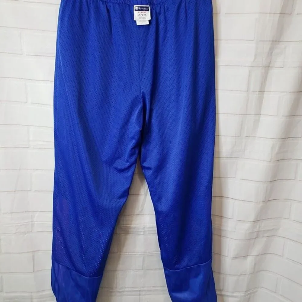 2020 Champion Mtv Retro Blue Nylon Neon Pink Joggers Track Pants Womens XL